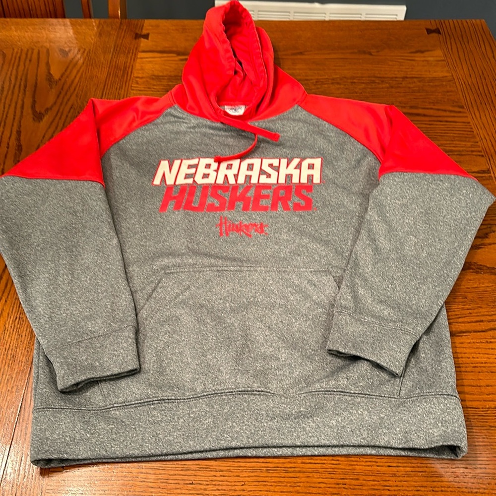 Men’s rivalry threads 91 Nebraska cornhusker hoodie, sweatshirt, size medium